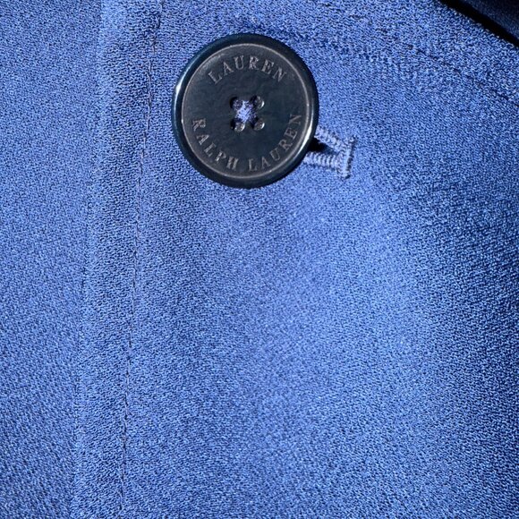 Polo Ralph Lauren Navy Blue Trench Coat - Picture 6 of 6